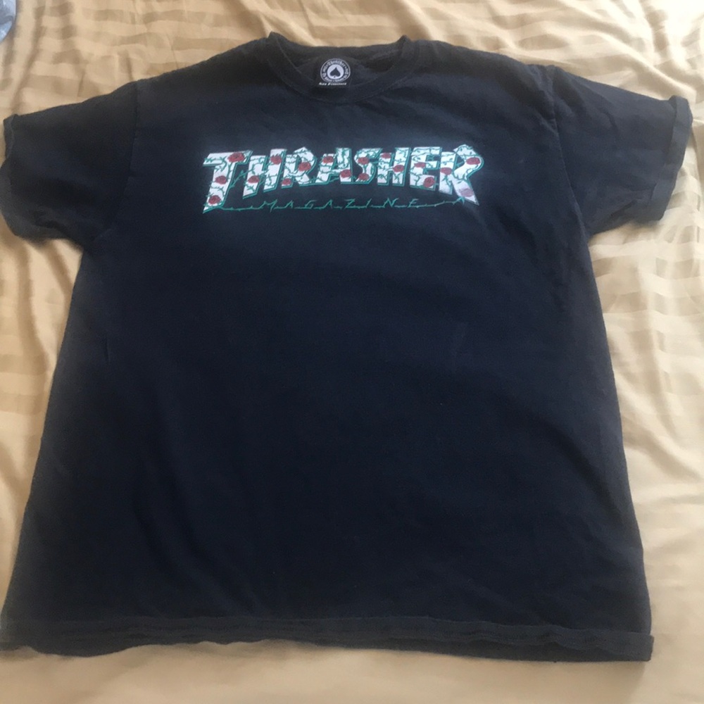 Thrasher Roses Black T-shirt